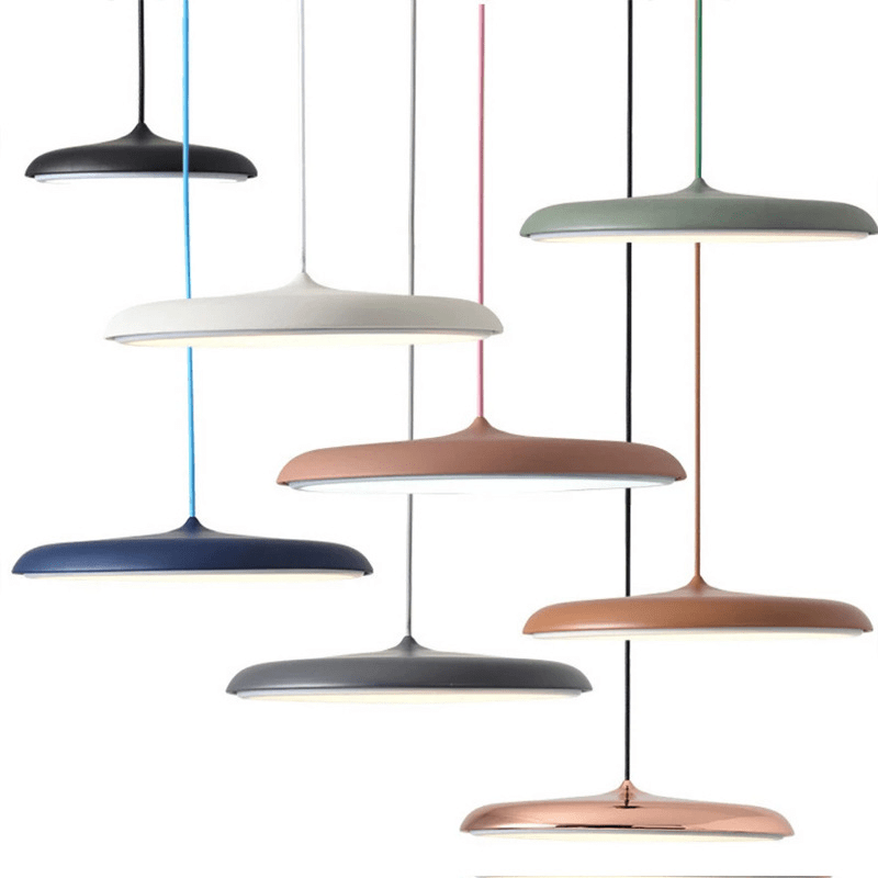 Hanglamp Scandinavisch Minimalistisch met Geïntegreerde LED en Rond Schijfontwerp