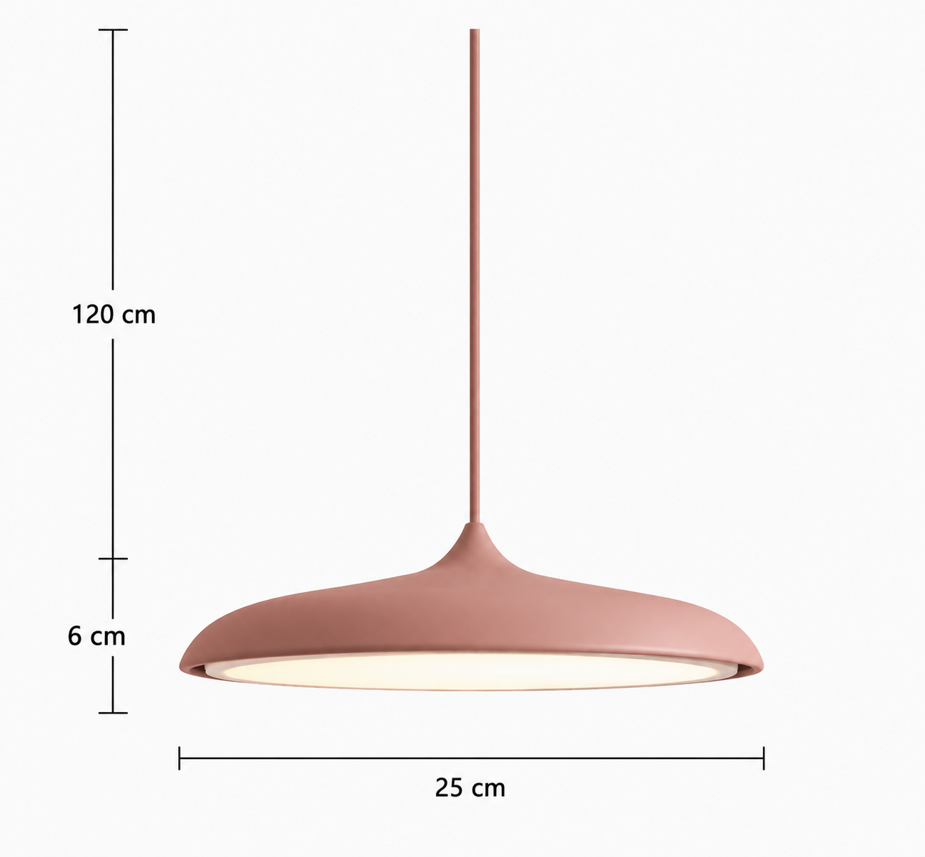 Hanglamp Scandinavisch Minimalistisch met Geïntegreerde LED en Rond Schijfontwerp