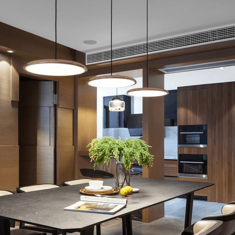 Hanglamp Scandinavisch Minimalistisch met Geïntegreerde LED en Rond Schijfontwerp