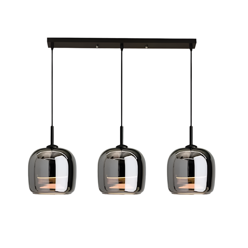 Hanglamp Scandinavisch Modern met Glazen Kap en Verstelbare Hoogte