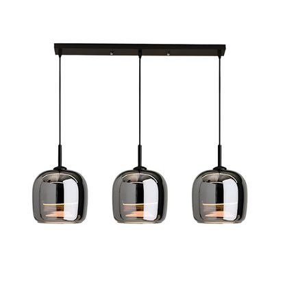 Hanglamp Scandinavisch Modern met Glazen Kap en Verstelbare Hoogte