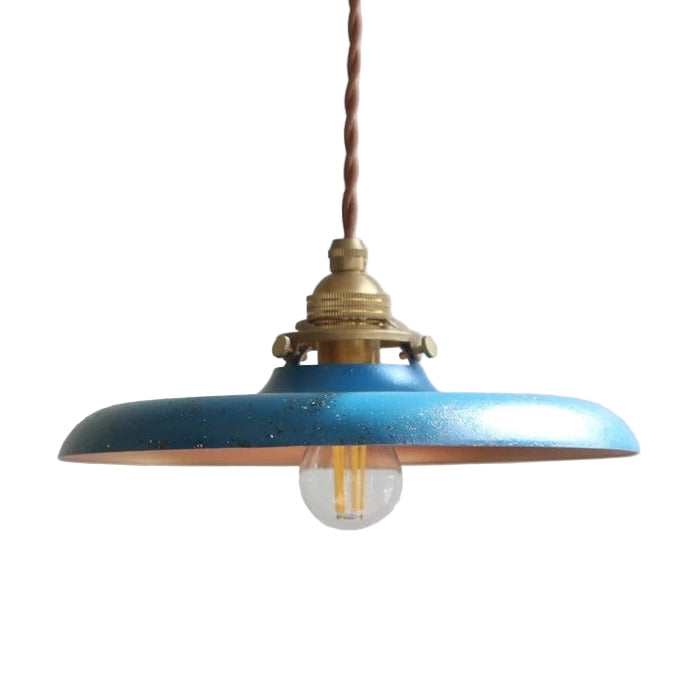 Hanglamp Vintage Industrieel met Gedraaide Kabel en Messing Fitting