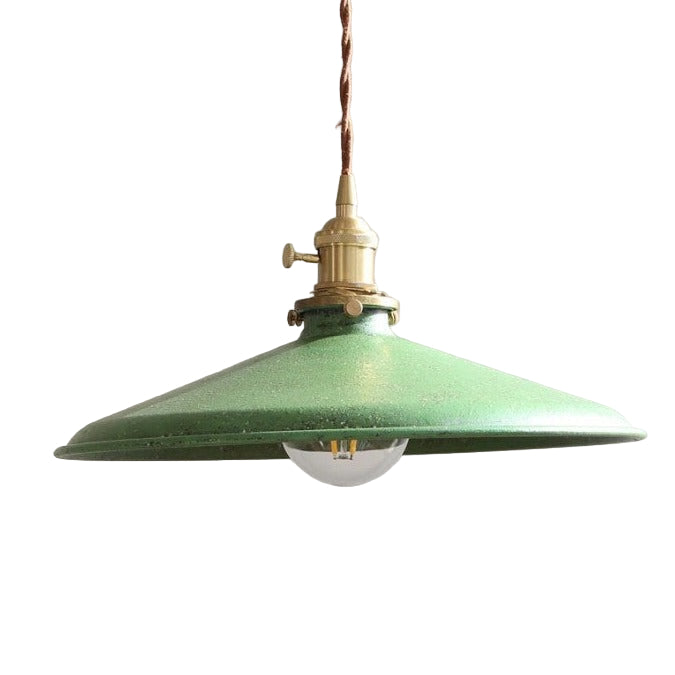 Hanglamp Vintage Industrieel met Gedraaide Kabel en Messing Fitting