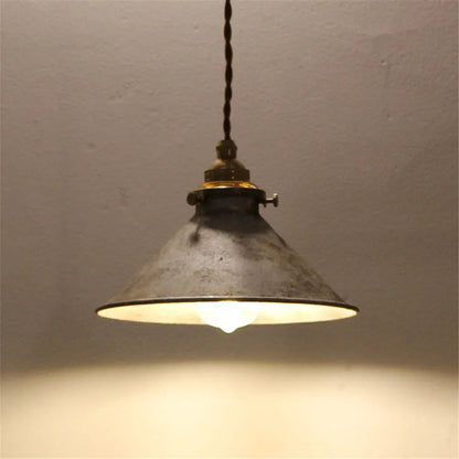 Hanglamp Vintage Industrieel met Gedraaide Kabel en Messing Fitting