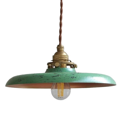 Hanglamp Vintage Industrieel met Gedraaide Kabel en Messing Fitting