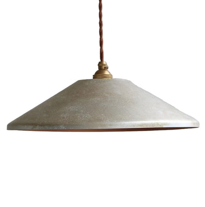 Hanglamp Vintage Industrieel met Gedraaide Kabel en Messing Fitting