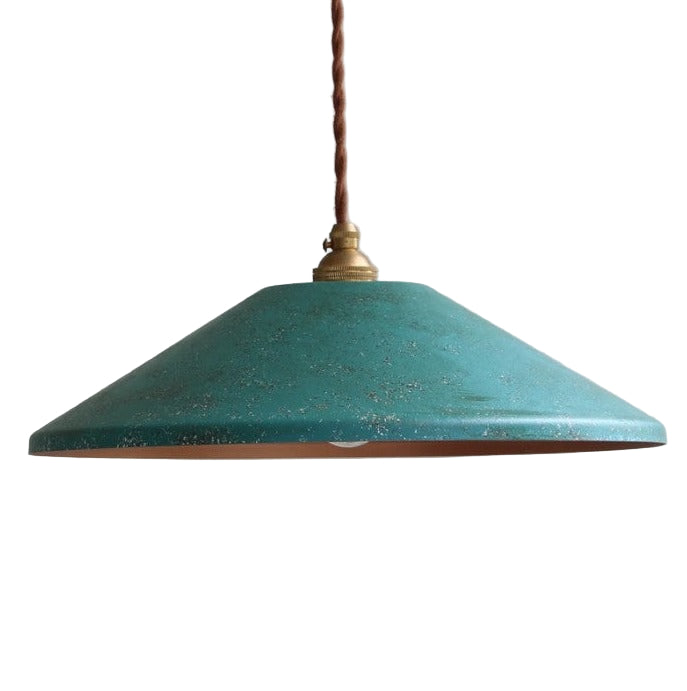 Hanglamp Vintage Industrieel met Gedraaide Kabel en Messing Fitting
