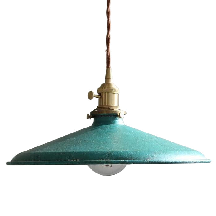Hanglamp Vintage Industrieel met Gedraaide Kabel en Messing Fitting