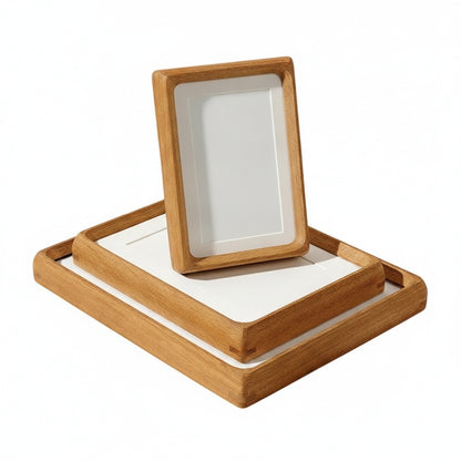 Houten Fotolijst met Afgeronde Hoeken en Acryl Voorzijde