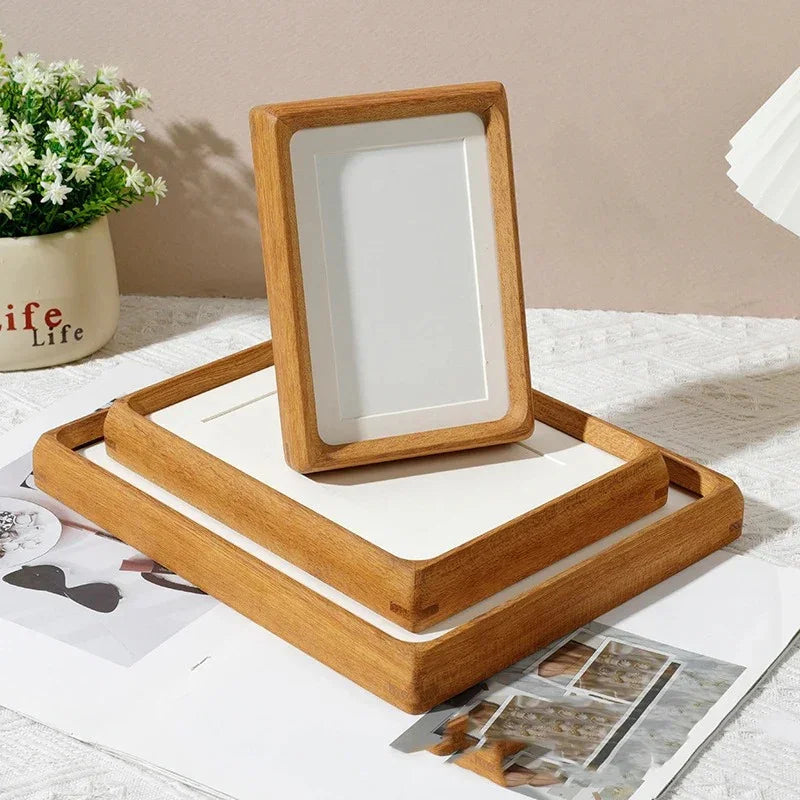 Houten Fotolijst met Afgeronde Hoeken en Acryl Voorzijde