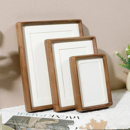 Houten Fotolijst met Afgeronde Hoeken en Acryl Voorzijde