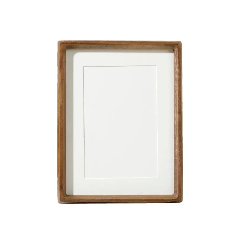 Houten Fotolijst met Afgeronde Hoeken en Acryl Voorzijde