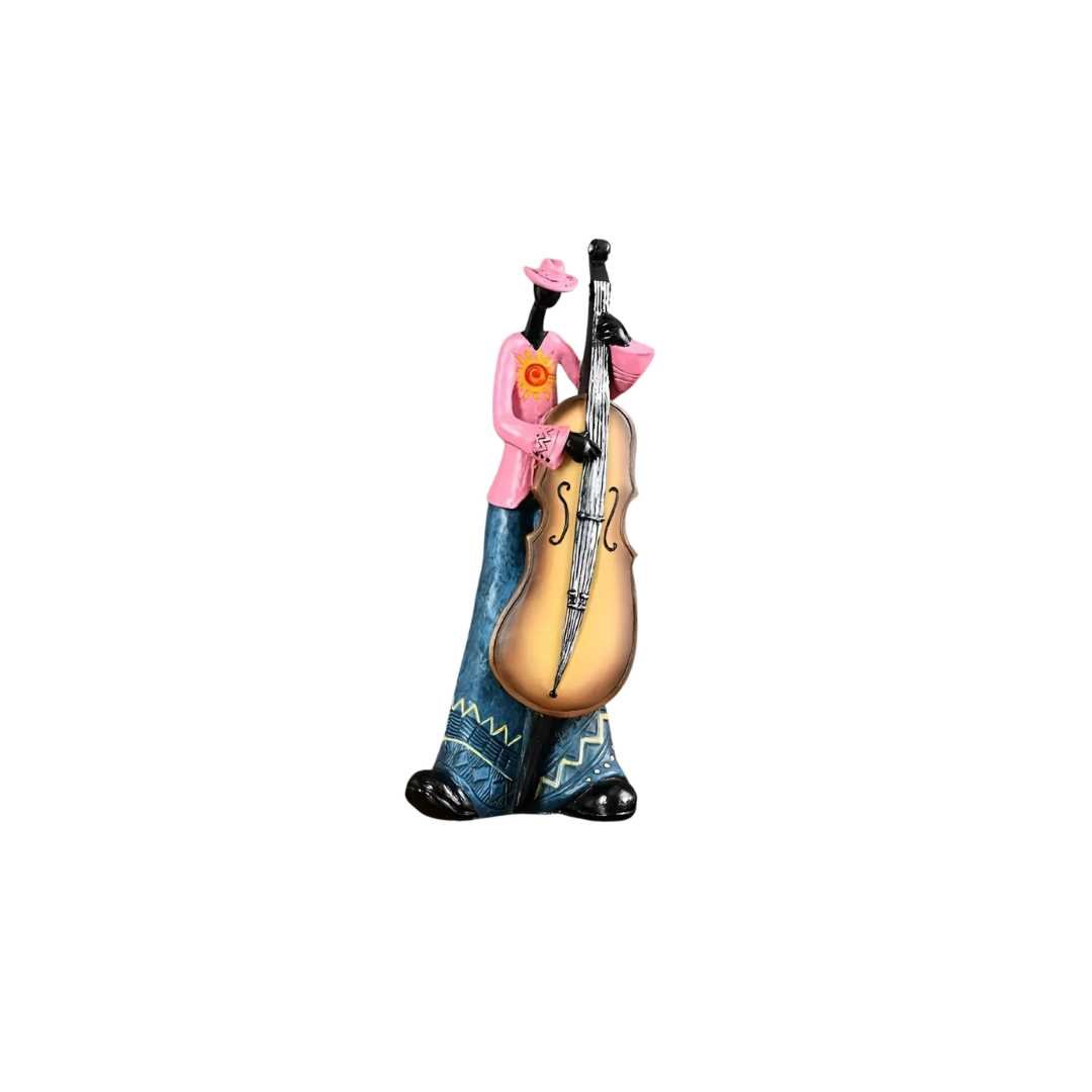 Jazzmuzikant Beeldjes Decoratie Figuur met Instrument