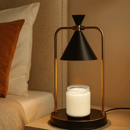 Kaarsenwarmerlamp Retro met Dimfunctie en Conische Kap