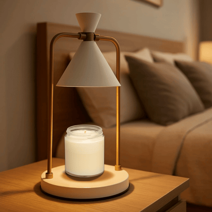 Kaarsenwarmerlamp Retro met Dimfunctie en Conische Kap