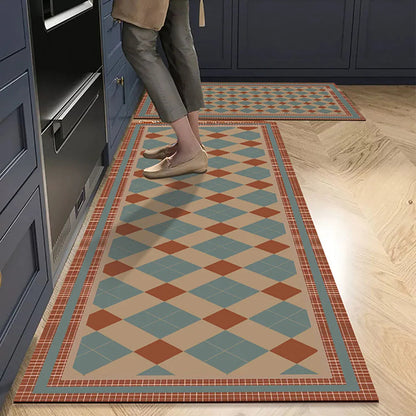 Keukenloper Antislip met Tegelmotief en Afgeronde Hoeken