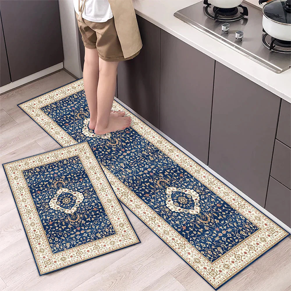 Keukenloper Antislip met Tegelmotief en Afgeronde Hoeken