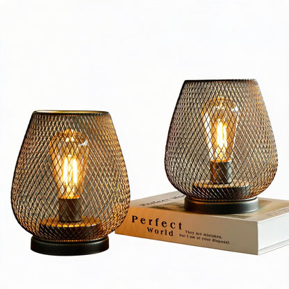 LED Lantaarn Draadloos Industrieel met Metalen Gaas