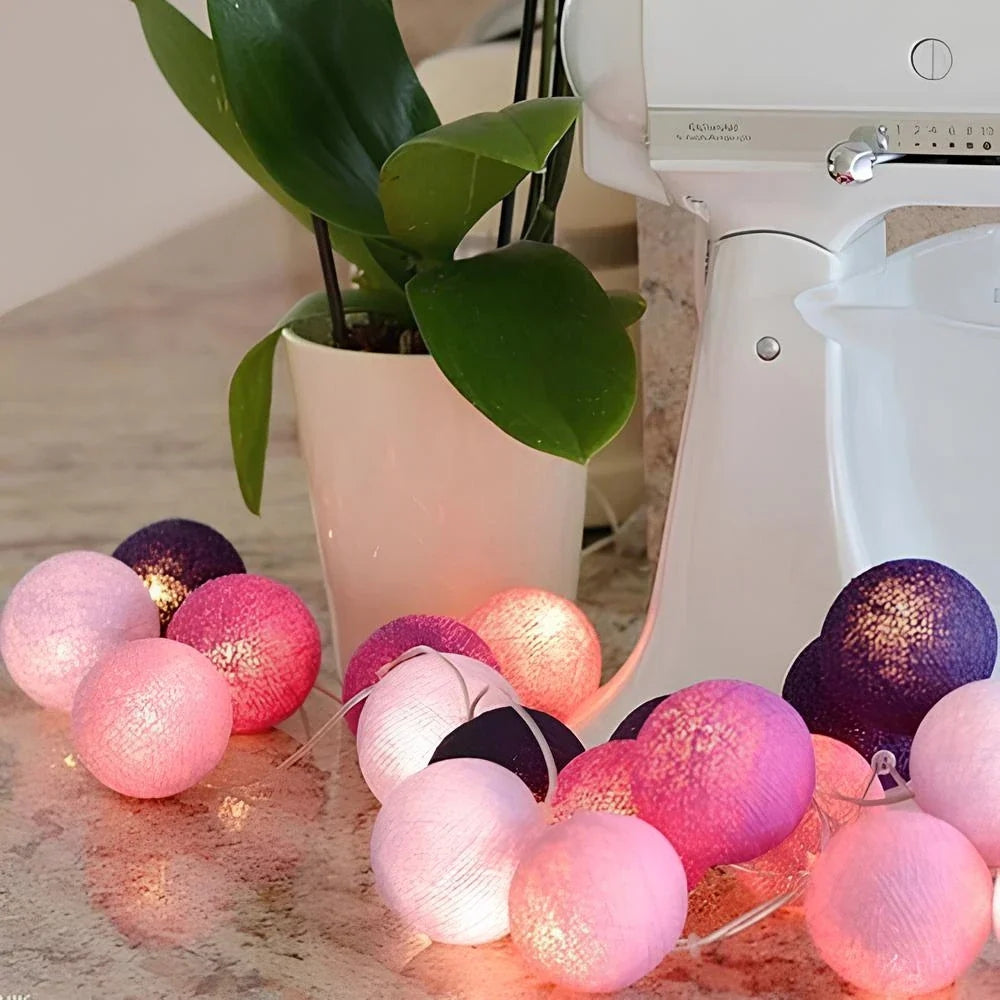 LED Lichtslinger met Ballen Decoratieve Sfeerverlichting
