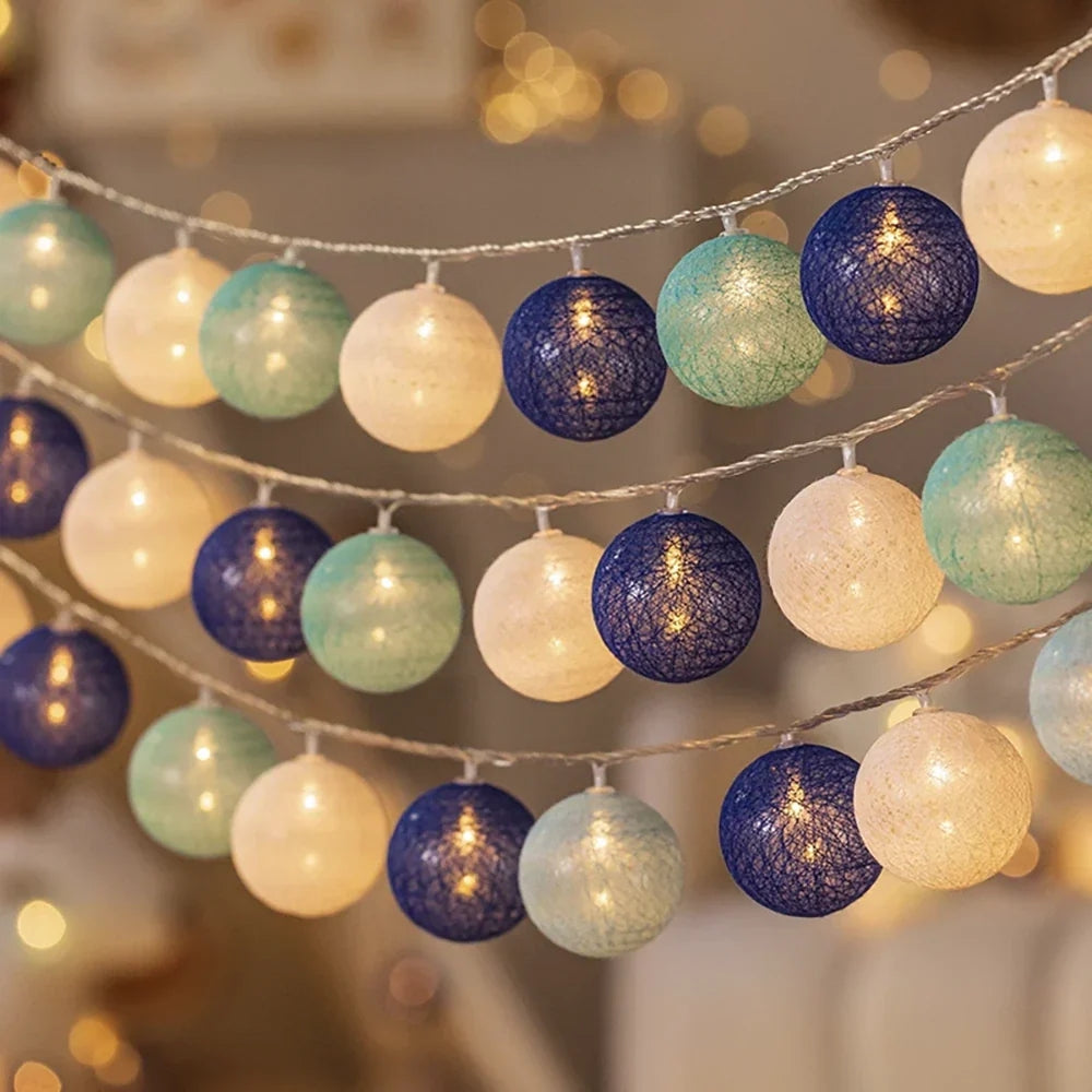 LED Lichtslinger met Ballen Decoratieve Sfeerverlichting