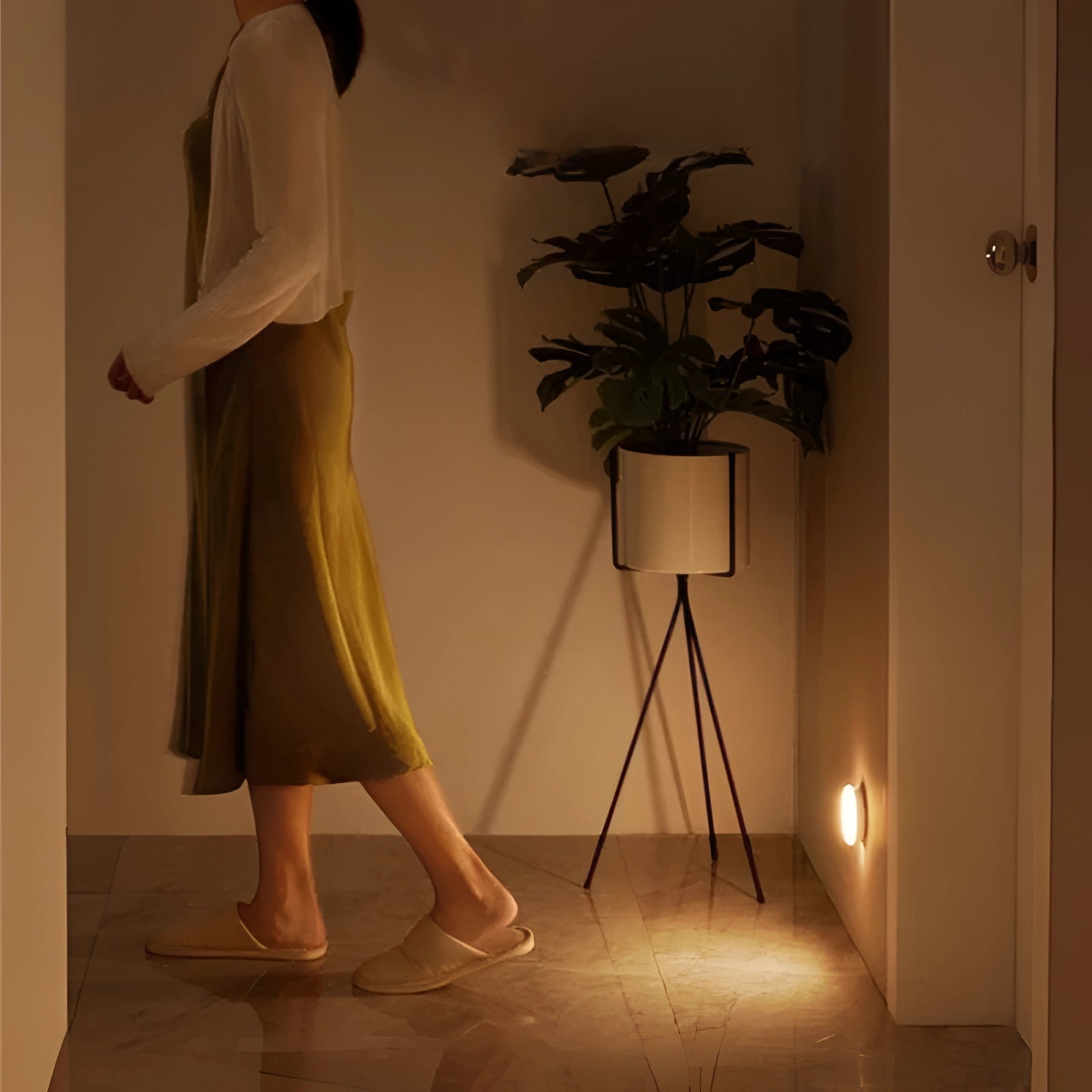 LED Nachtlamp met Bewegingssensor Draadloos en Magnetische Wandbevestiging