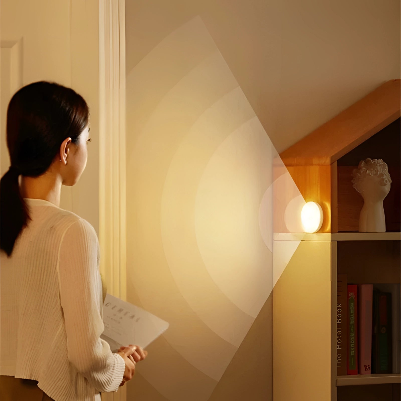LED Nachtlamp met Bewegingssensor Draadloos en Magnetische Wandbevestiging
