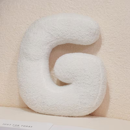 Letterkussen Pluche Sierkussen in Lettervorm voor Sofa en Slaapkamer