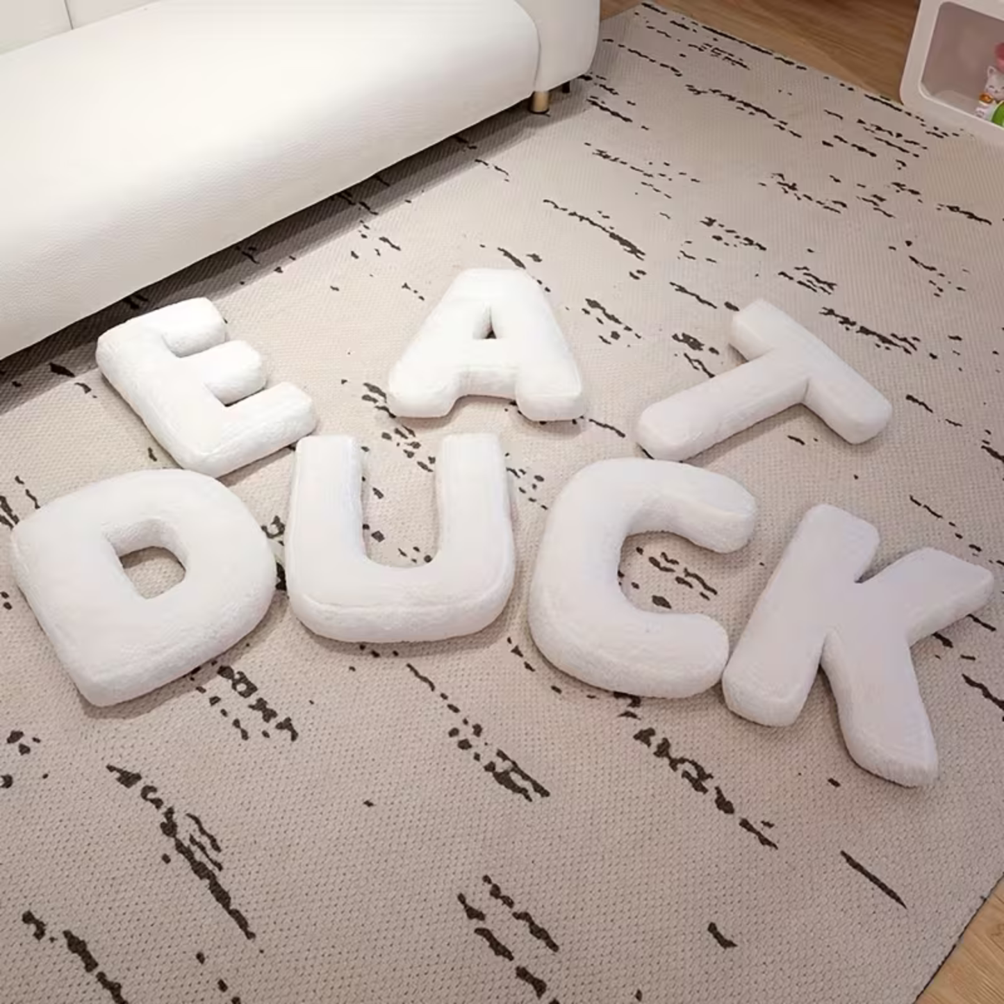 Letterkussen Pluche Sierkussen in Lettervorm voor Sofa en Slaapkamer