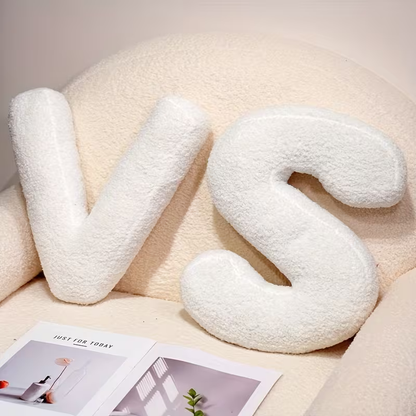 Letterkussen Pluche Sierkussen in Lettervorm voor Sofa en Slaapkamer