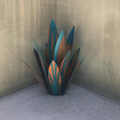 Metalen Agave Sculptuur voor Tuin en Terras met Grondpen