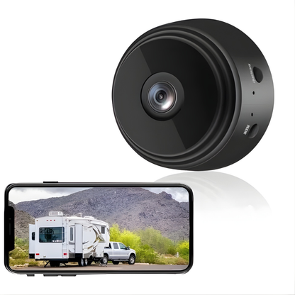Mini WiFi Beveiligingscamera met Nachtzicht en 360° Draaibare Standaard