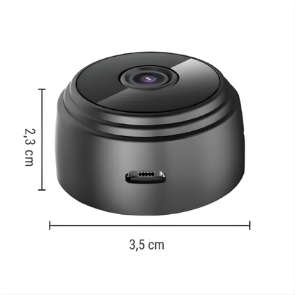 Mini WiFi Beveiligingscamera met Nachtzicht en 360° Draaibare Standaard