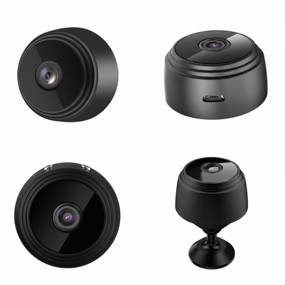 Mini WiFi Beveiligingscamera met Nachtzicht en 360° Draaibare Standaard