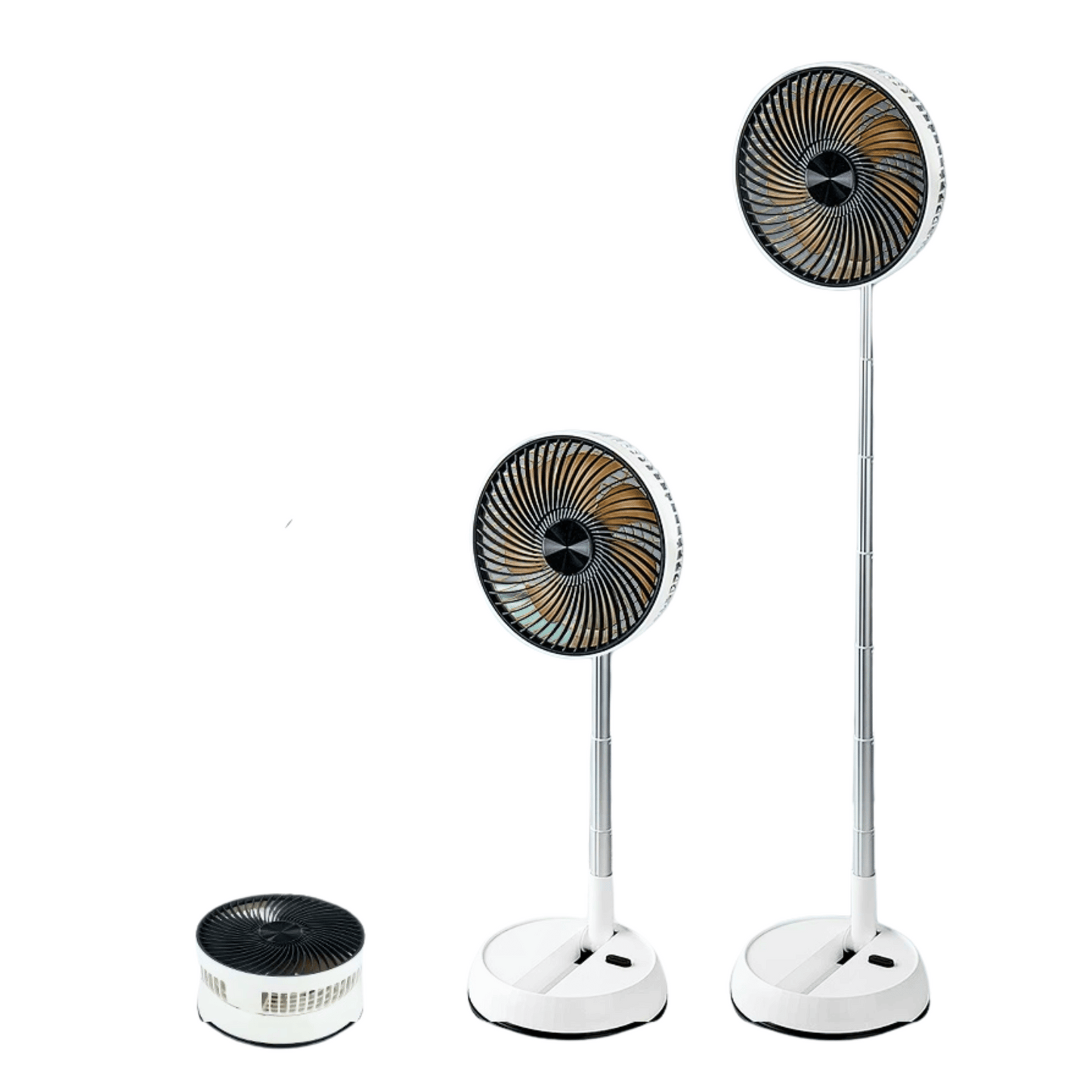 Opvouwbare Staande Ventilator Draadloos met Afstandsbediening en Oscillatie