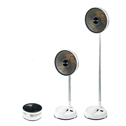 Opvouwbare Staande Ventilator Draadloos met Afstandsbediening en Oscillatie
