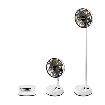 Opvouwbare Staande Ventilator Draadloos met Afstandsbediening en Oscillatie