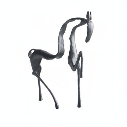 Paardenbeeldje Abstract Modern Sculptuur met Open Design