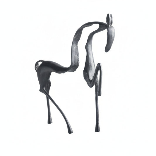 Paardenbeeldje Abstract Modern Sculptuur met Open Design