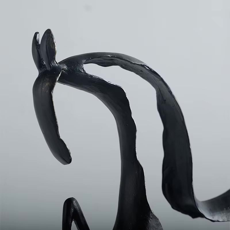 Paardenbeeldje Abstract Modern Sculptuur met Open Design