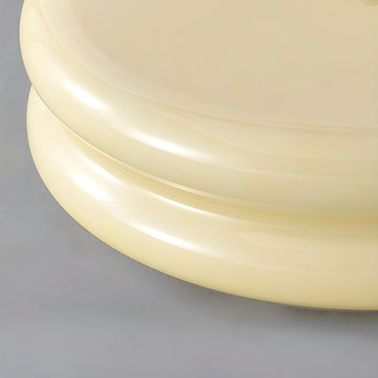 Plafondlamp Art Deco Retro met Ronde Glazen Kap