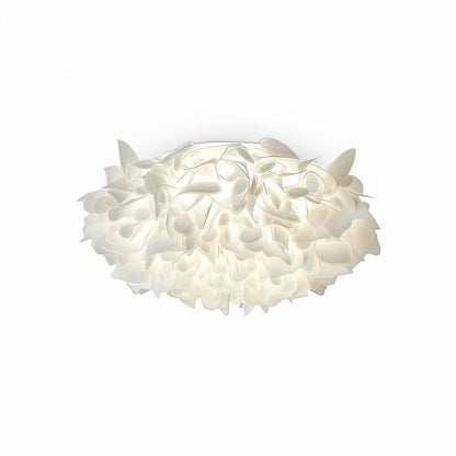 Plafondlamp Bloem Bohemian met Bloemblad Kap en Flush Mount Design