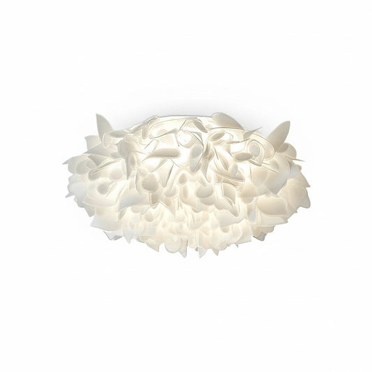 Plafondlamp Bloem Bohemian met Bloemblad Kap en Flush Mount Design