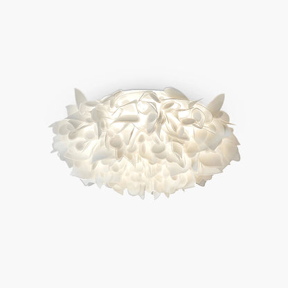 Plafondlamp Bloem Bohemian met Bloemblad Kap en Flush Mount Design