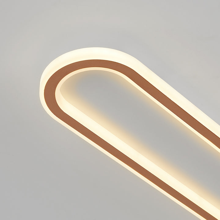 Plafondlamp Hal Minimalistisch LED met Afgeronde Rechthoekige Vorm