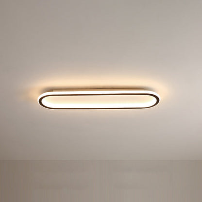 Plafondlamp Hal Minimalistisch LED met Afgeronde Rechthoekige Vorm
