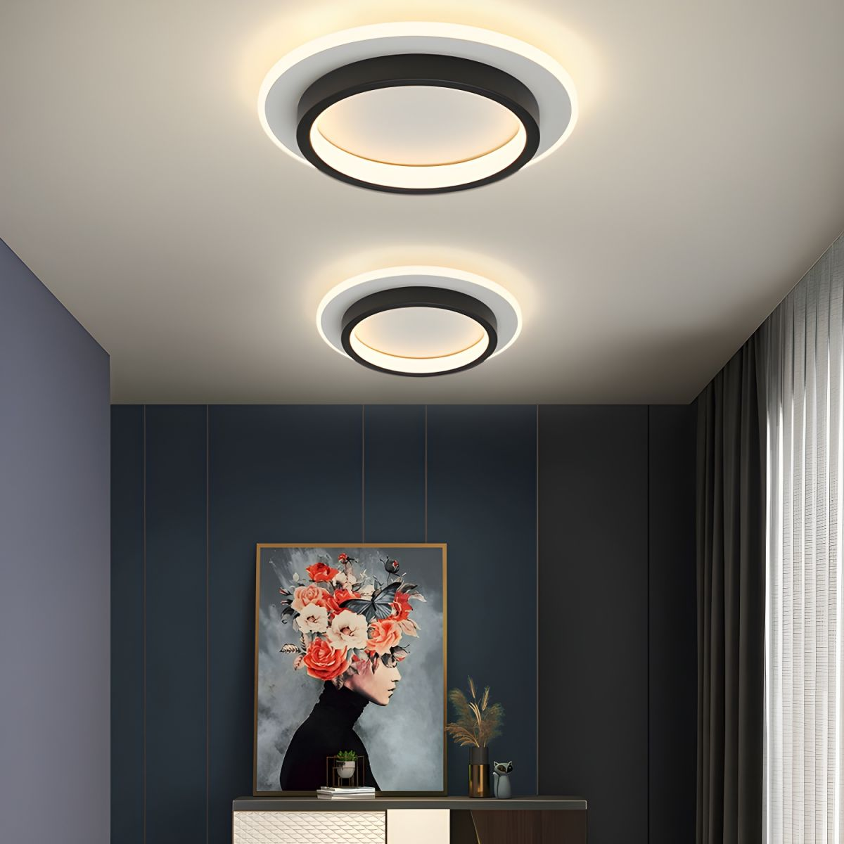 Plafondlamp LED Rond Modern Flush Mount voor Slaapkamer en Hal
