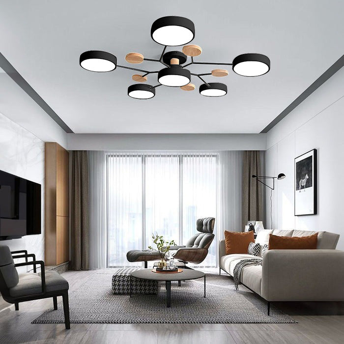 Plafondlamp LED Rond Modern met Meerdere Lichtpunten