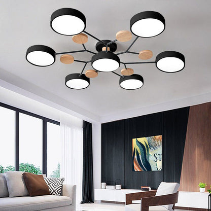 Plafondlamp LED Rond Modern met Meerdere Lichtpunten