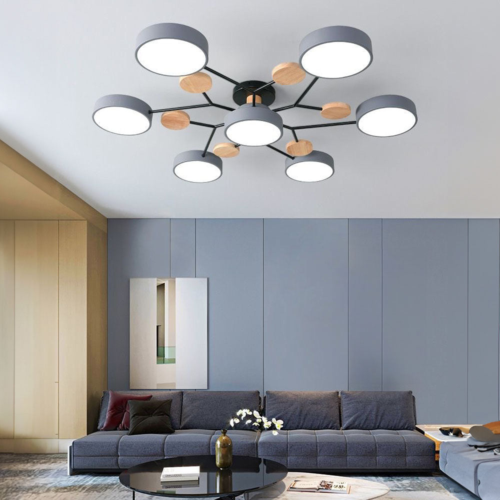 Plafondlamp LED Rond Modern met Meerdere Lichtpunten