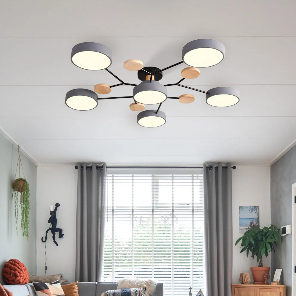Plafondlamp LED Rond Modern met Meerdere Lichtpunten